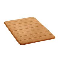 TbpersicwT Home bedroom carpet door mat, Thick Coral Fleece Sponge Bathroom Living Room Chair Mat Carpet Non-slip Rug - Khaki 6090cm