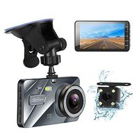 Openuye Dual Dash Cam, 1080P 4 Inch LCD Screen 170° Wide Angle Dash Camera for Cars Night Vision Car Camera Recorder with Loop Recording, G-Sensor and Motion Detection