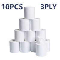 T-REASURE 3-PLY Standard Rolls, 10 Roll Pack Neutral White Toilet Paper Bathroom Tissue, 3 Ply Toilet Paper Tissue, 100% Recycled Fiber Bulk Toilet Paper