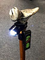 Personal Cane, Holder Hands Free and Ergonomic Grip Wood 3 Right Hand