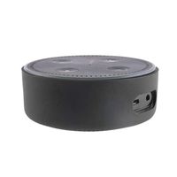 ZTY66 Silicone Protective Ultrathin Proof Sleeve Case Cover for Amazon Echo Dot 2nd (Black)
