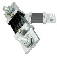 SMAKN® FL-2 500A 75mV DC current shunt resistor for amp Ampere panel meter