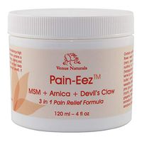 Pain-Eez All Natural Pain Relief Cream with MSM, Arnica and Devil's Claw, 4oz Jar