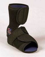 FLA Orthopedics, Florida Orthopedics Healwell Cub Plantar Fasciitis Night Splint Resting Comfort Slipper, Left Large,Black