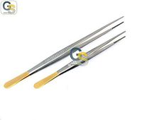 G.S 2 O.R GRADE DEBAKEY ARTERY ATRAUMATIC TISSUE VASCULAR FORCEPS 8 INCH AND 12 INCH WITH GOLD HANDLE