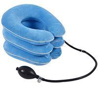 JBHURF Cervical Traction Instrument Inflatable Cervical Traction Device Crystal Velvet Neck Support Neck Correction Protection Home Neck can be Used to Relieve Neck/Shoulder Pain