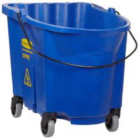 Rubbermaid Commercial FG757088BLUE WaveBrake Bucket, 35-Quart Capacity, Blue