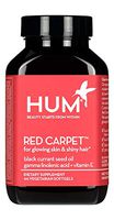 HUM Red Carpet Black Currant Seed Oil - Vegan Omega 3/6, GLA, ALA and Vitamin E - Supports Glowing Skin & Shiny Thicker Fuller Hair - Boosts Immune System - Non GMO and Gluten Free (60 Vegan Softgels)
