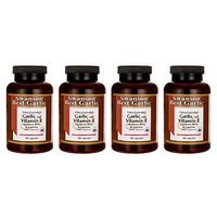 Swanson Garlic with Vitamin E Hawthorn Berry & Cayenne 120 Capsules (4 Pack)