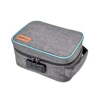 Odor Proof Bag with Combination Lock | Smell Proof Stash Bag for Herbs, Grinders, Pipes and Smelly Products | Smell Proof Baggies | Travel Smell Proof Stash Box (8.6L 6W 4.5H inches)