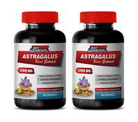 Immune Support Women - Astragalus Root Extract - Premium Dietary Supplement - Stress Relief Vitamins for Men - 2 Bottles 180 Capsules