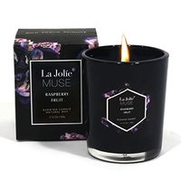 LA JOLIE MUSE Scented Candles, PASPBERRY Fruit (Pack one)