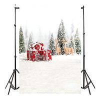 5x7ft Christmas Tree and Gifts Photography Background Cloth Photo Studio Prop