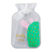 Transparent Classic Rubber Hot Water Bottle 300 ML,Water Heater Bag, E01
