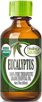 Organic Eucalyptus Essential Oil (100% Pure - USDA Certified Organic) Best Therapeutic Grade Essential Oil - 60ml