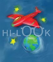 Hi-Look Microfiber Cleaning Cloth - Space Plane