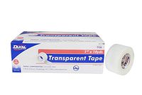 Dukal Tape, Transparent, 1" x 10 yd. (Pack of 144)