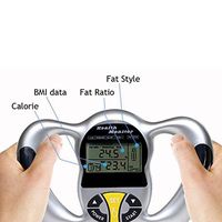 Ternence Flynn Digital LCD Body Fat Measuring Instrument Fat Analyzer BMI Meter Tester Calculator