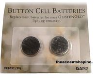 Ganz Button Cell 3V Batteries, Pack of 2