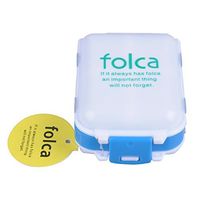 Travel Pill Organizer, Portable Pill Case, Weekly Pill Box Dispenser to Hold Vitamins, Cod Liver Oil, Supplements and Medication