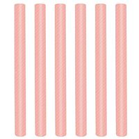 6 PCs Diagonal Strip Print Holiday Wrapping Paper Set-for Birthday, Wedding, Baby Shower,Anniversary, Merry Christmas, Office Gift Wrapping Paper- 20.47 x 29.53 inch per Piece (Pink)