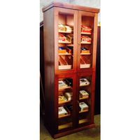 Best Humidors - Classic Cigar 100% Cedar Humidor Cabinet 33" X 84' X 20" - Made in USA - FREE SHIPPING
