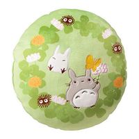 Studio Ghibli My Neighbor Totoro Round Cushion 35cm Soft Plush Fluffy Pillow Japan Import 1145009500