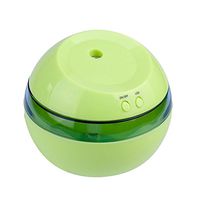 Tloowy LED Aroma Aromatherapy Essential Oil Diffuser USB Ultrasonic Air Humidifier Purifier Atomizer for Office Home Bedroom Living Room Study Yoga Spa (Green)