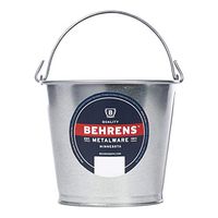 Behrens Galvanized Steel Utility Pail, 2-Quart, Silver