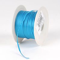 BBCrafts Turquoise Satin Ribbon 1/16 inch 100 Yards