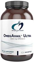 Designs for Health OmegAvail Ultra TG Fish Oil 1200mg - Triglyceride Fish Oil with No Fishy Aftertaste (240 Softgels)