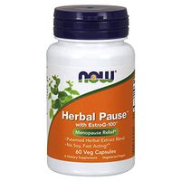 NOW Supplements, Herbal Pause with EstroG-100, (Patented Herbal Extract Blend), 60 Veg Capsules