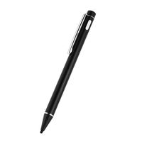 Zerone 2mm Universal Stylus Pen, Precision Active Capacitive Stylus Touch Screen Pens Ultrafine Silicone Tip Replacement for All Capacitive Touch Screens Cell Phones, Tablets, Laptops Bundle(Black)