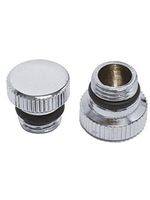 Mya Hookah Hose Port Metal Cap/Plug Silver