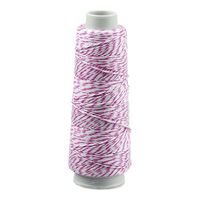 Baker's Twine 2 Ply 100 Yard Spool - Select from 8 Colors (Hot Pink)