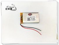 BIHUADE 3.7V 403048 600MAH Lithium Polymer Li-Po Rechargeable Battery for DIY Mp3 MP4 MP5 GPS
