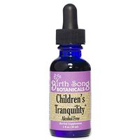 Birth Song Botanicals Natural Children's Tranquility Liquid with Chamomile. Gluten Free, Vegan - 1 oz.
