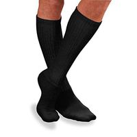 JOBST Sensifoot Closed Toe Knee Socks, Black, X-Large
