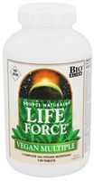 SOURCE NATURALS Life Force Vegan Multiple No Iron Tablet, 120 Count