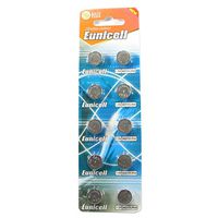10 Eunicell AG13 A76 LR44 357 L1154 Button Cell 1.5V Battery Long Shelf Life 0% Mercury (Expire Date Marked)