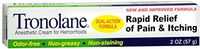 Tronolane Anesthetic Cream for Hemorrhoids 2 oz (Pack of 2)