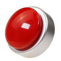 Large Talking Clock- Telling Time, Date and Week of Day, Perfect for The Elderly, Blind or Visually impaired (Red+Silver)