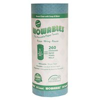 LOLA Wowables Reusable & Biodegradable Paper Towel - Teal | 30 Sheets of Reusable and Washable Paper Towels | Replaces up to 13,260 Disposable Paper Towel Sheets | Dishwasher and Machine Washable