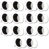 Theater Solutions CS4C in Ceiling Speakers Surround Sound Home Theater 7 Pair Pack 7CS4C
