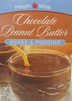 Healthwise - Chocolate Peanut Butter High Protein Pudding/Shake Mix for Any Diet - 15 Grams of Protein - 118 Calories - Hunger Suppressant - Appetite Control for Weight Loss - 7 Packets 0.85 OZ