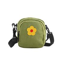 Pinleg Shoulder Bag Women's Fashion Lovers Pocket Bag Single Slant Bag Ladies Cartoon Casual Travel Couple Bag Messenger Bag Multi-Functional Travel Rucksack (Green)