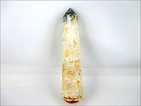 Exquisite Jet Rune Engraved Crystal Quartz Orgone Massage Wand Booklet"Jet International Crystal Therapy" A+ Energized Cleansed Programmed