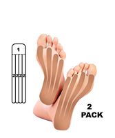 5 Pack - Kindmax Kinesiology Tape Precut Foot Support (Beige) - K Tape for Foot Pain, Plantar Fasciitis