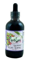 Iron Tonic - Natural Liquid Iron Supplement For Women & Men - Gentle Vegan Iron Supplements for Anemia - Pregnancy Safe Non Constipating Organic Plant Based Iron Formula - 4 Ounce - Herb Lore