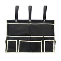 LLguz Hanging Storage Holder Bag,Over The Door Organizer Pouch with 10 Pockets Container for Bathroom Kitchen Bedside